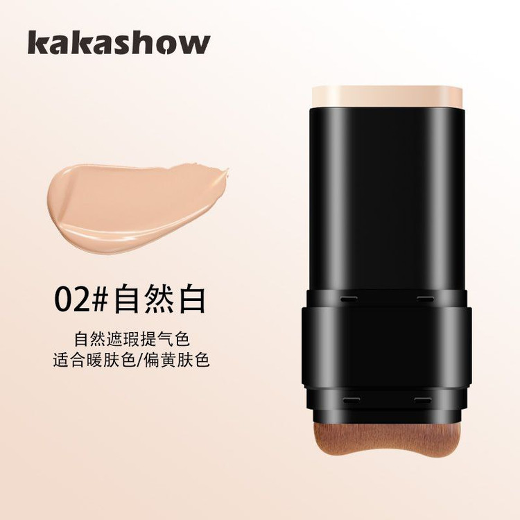 کرمپودر استیکی دو طرفه اورجینال KAKASHOW پوست شیشه ای و بدون ایراد